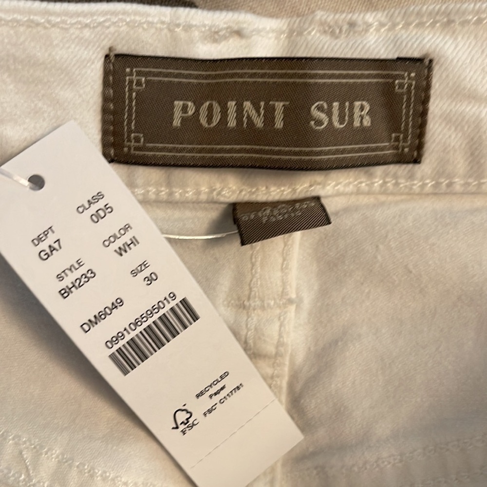 J.Crew Point Sur premium stretch desert jean in white BH233 - Picture 6 of 13